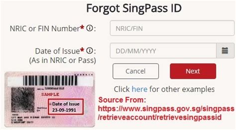 So filling in random SQL commands and submitting the form will not always result in succesfull authentication. . Singpass password forgot